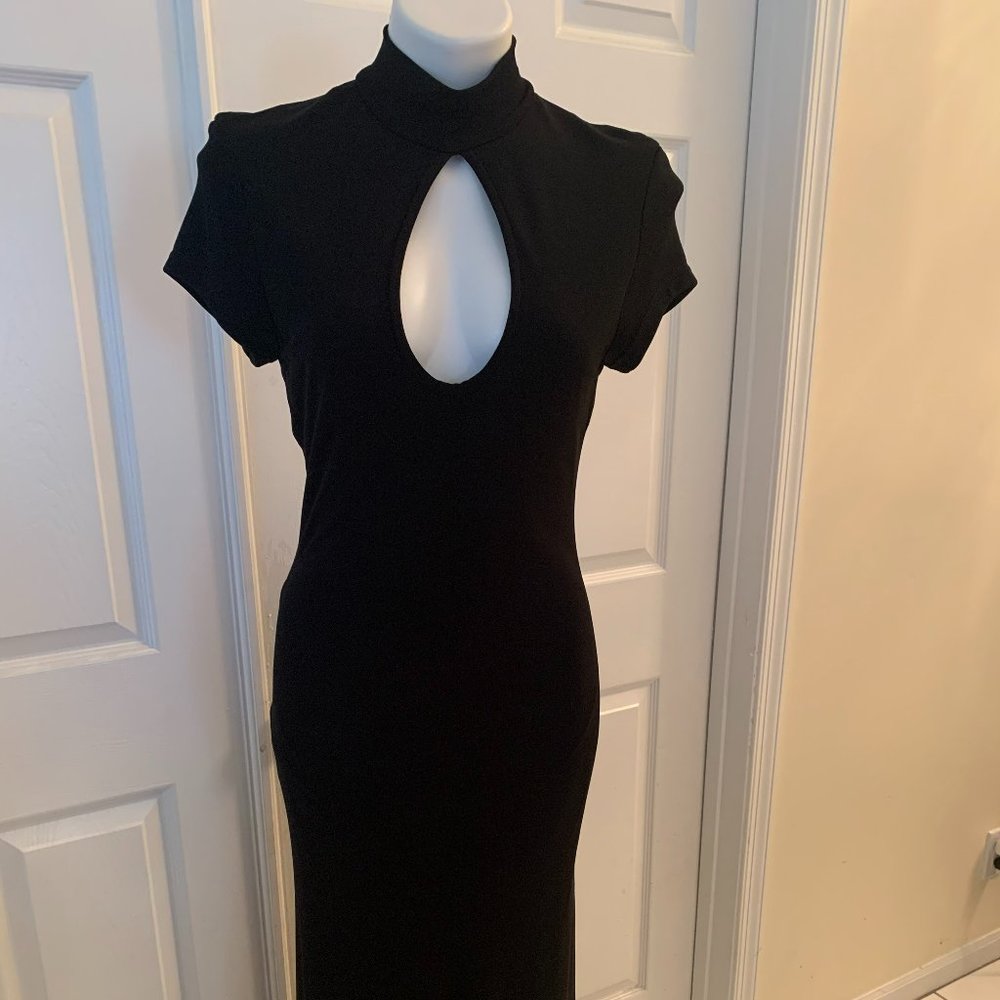 Neiman Marcus black maxi gown